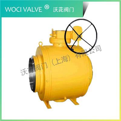 Q367F Fixed Worm Wheel Welded Ball Valve