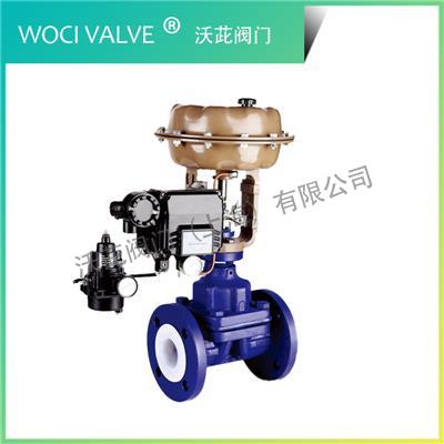 G641F46  Pneumatic Fluorine Lined Diaphragm Valve