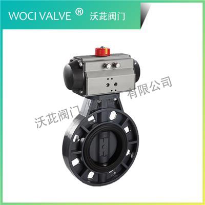D671X Pneumatic UPVC Butterfly Valve
